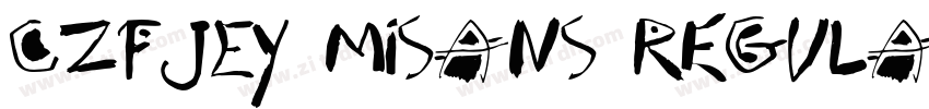 CZFJEY MiSans Regula字体转换